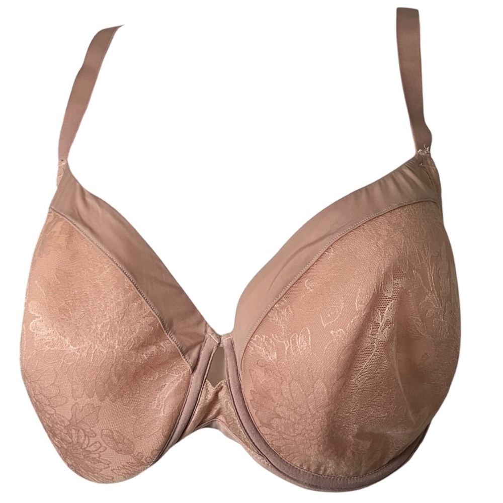 Soma Lightest Lift Modern Coverage Bra Pink Lace Underwire Size 42DD